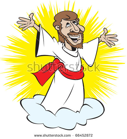 428x470 Clipart Jesus Returning