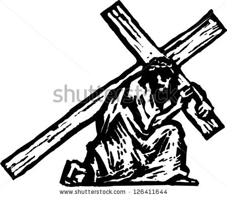 450x390 Jesus Carrying Cross Jesus Clipart, Explore Pictures