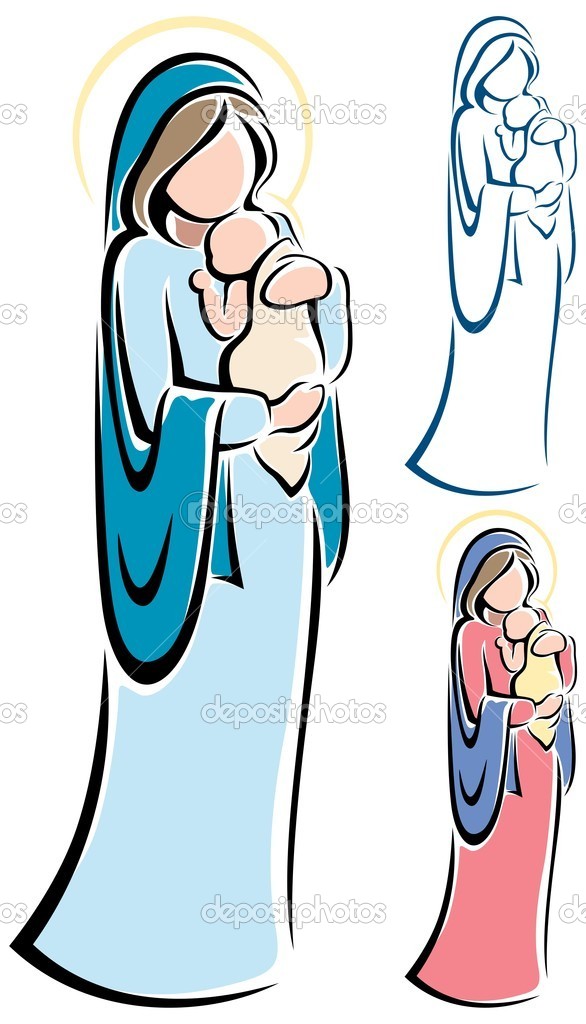 586x1024 Mary Mother Of Jesus Clipart