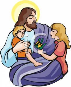 246x300 Free Jesus And Child Clipart