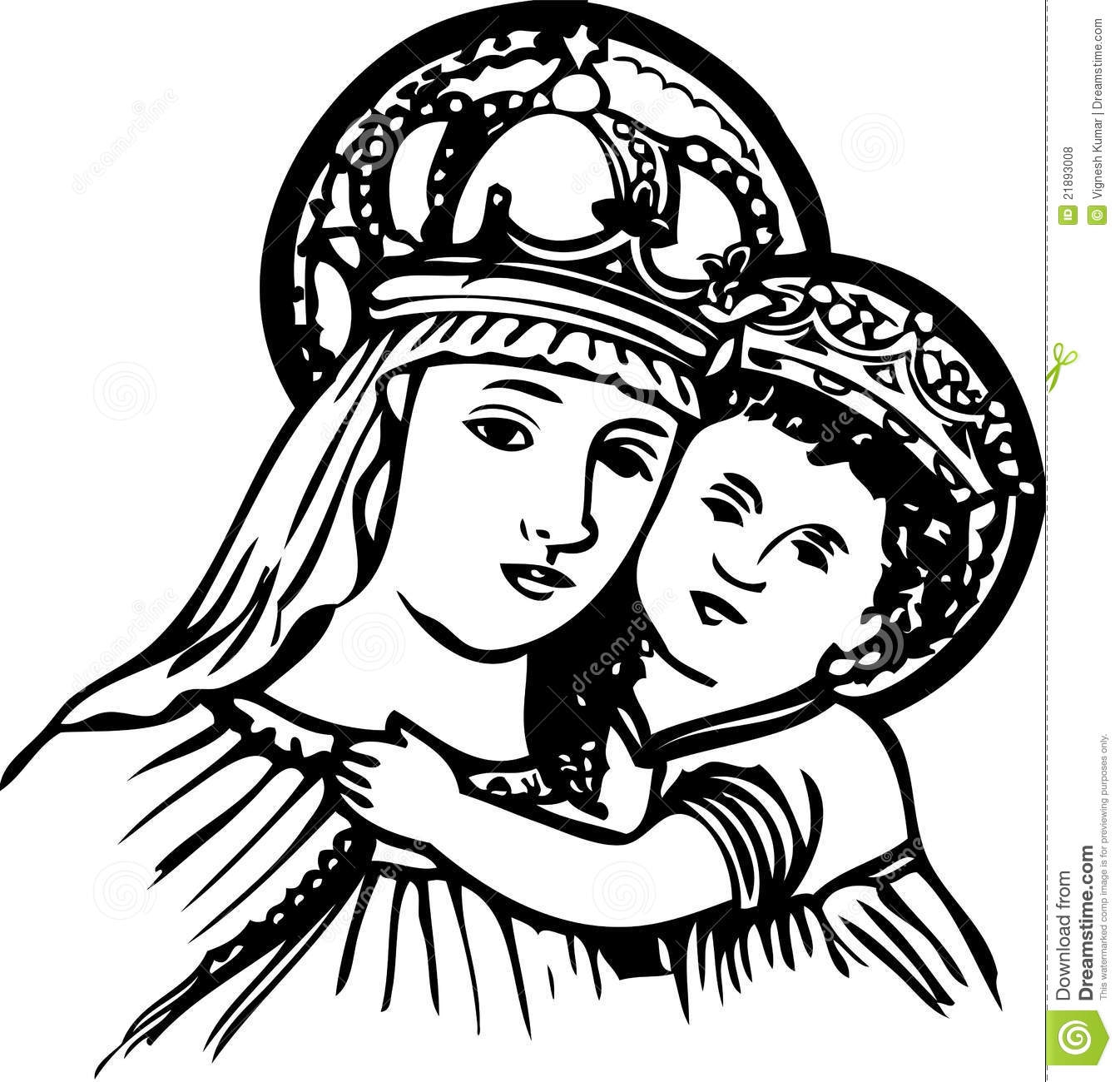 1346x1300 Mary Baby Jesus Clipart