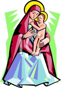 244x350 Mother And Baby Clipart Mary Jesus