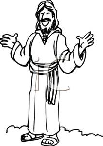 213x300 Black And White Jesus Clipart Lds Collection