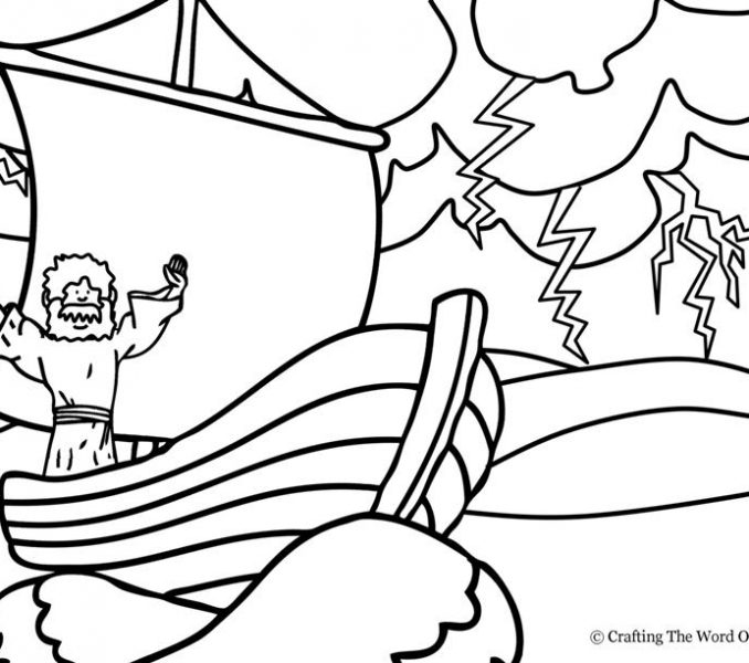678x600 Jesus Calms The Storm Coloring Page Jesus Calms The Storm Coloring