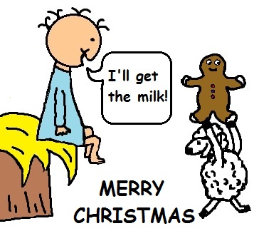 364x324 Merry Christmas Clipart Baby Jesus