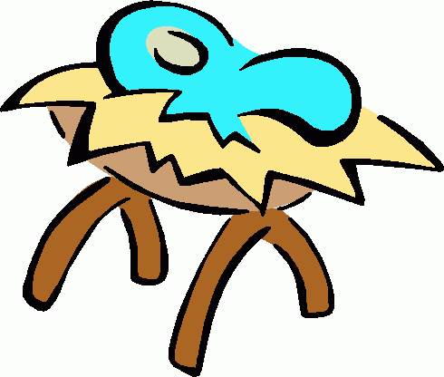 490x416 Manger Clipart