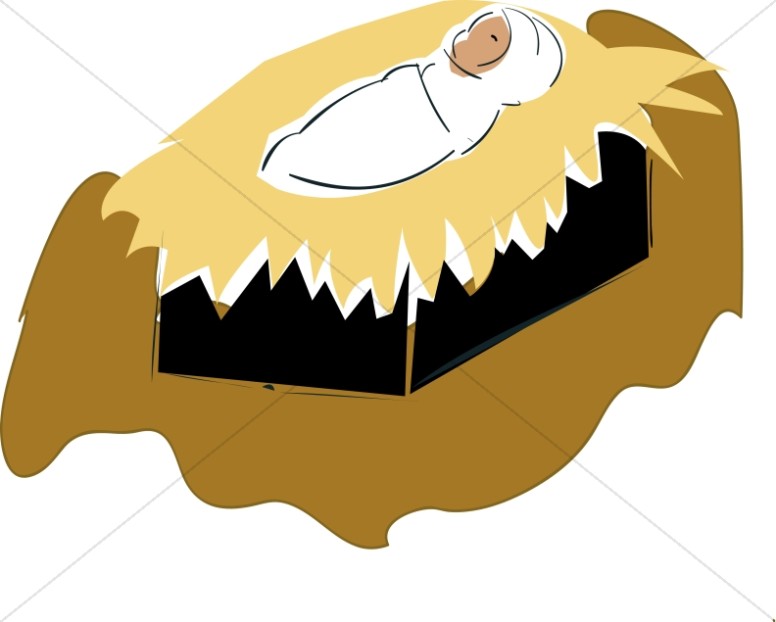 776x622 Swaddled Baby Jesus Clipart Baby Jesus Clipart