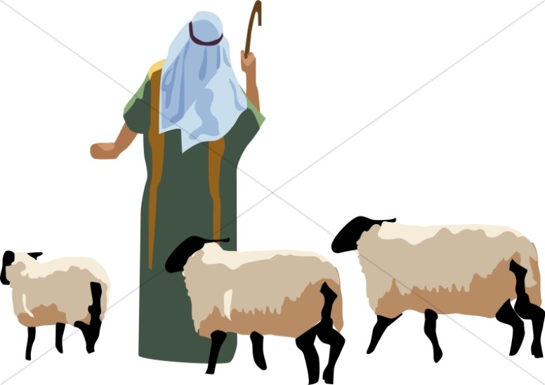 776x548 Shepherd And Lamb Clip Art