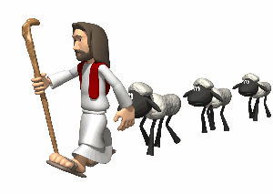 300x213 Shepherd And Sheep Clipart