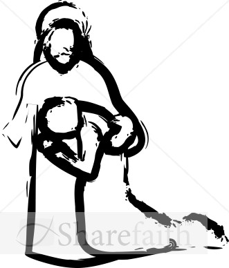 331x388 Jesus With With Us Clipart