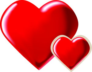 300x235 Love Heart Clipart