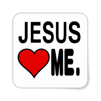324x324 Christian Jesus Loves Me Stickers Zazzle