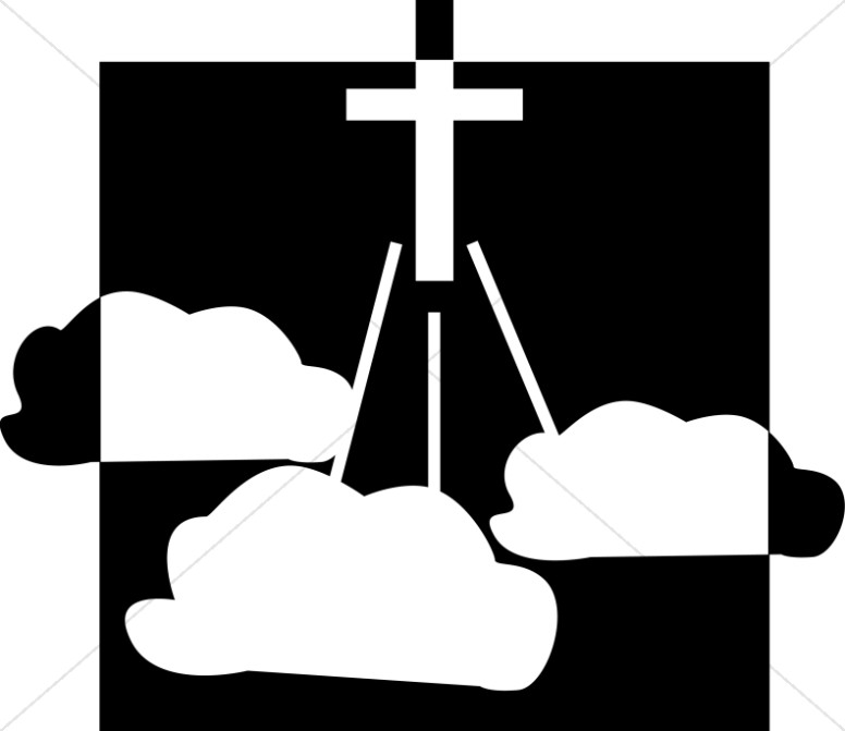 776x671 Christian Cross Clipart Ascension Day Clipart