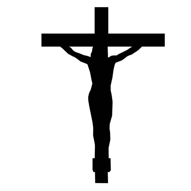 Jesus On Cross Black And White | Free download on ClipArtMag