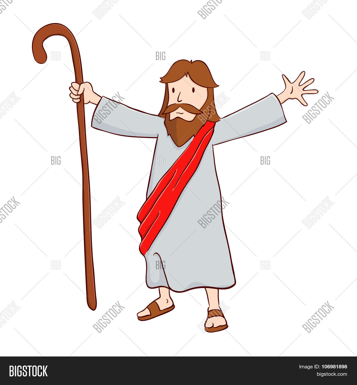 1500x1620 Jesus Christ Shepherd Open Arms Vector Amp Photo Bigstock