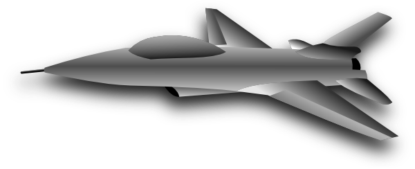 600x244 Jet Clip Art