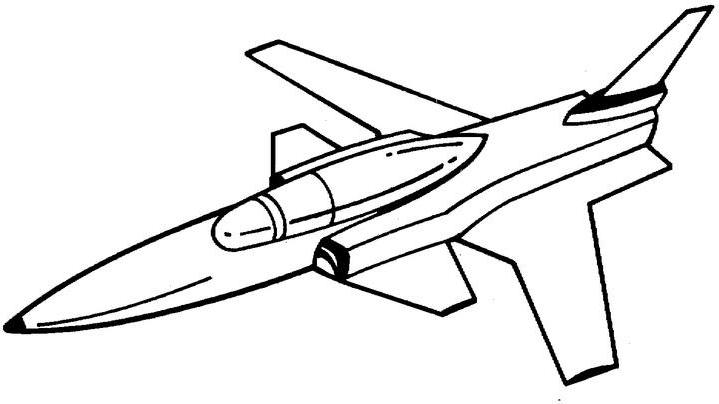 719x404 Jet Clipart Coloring