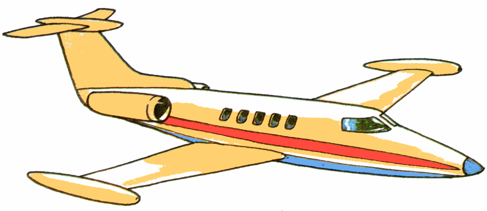 1689x733 Private Jets Clipart
