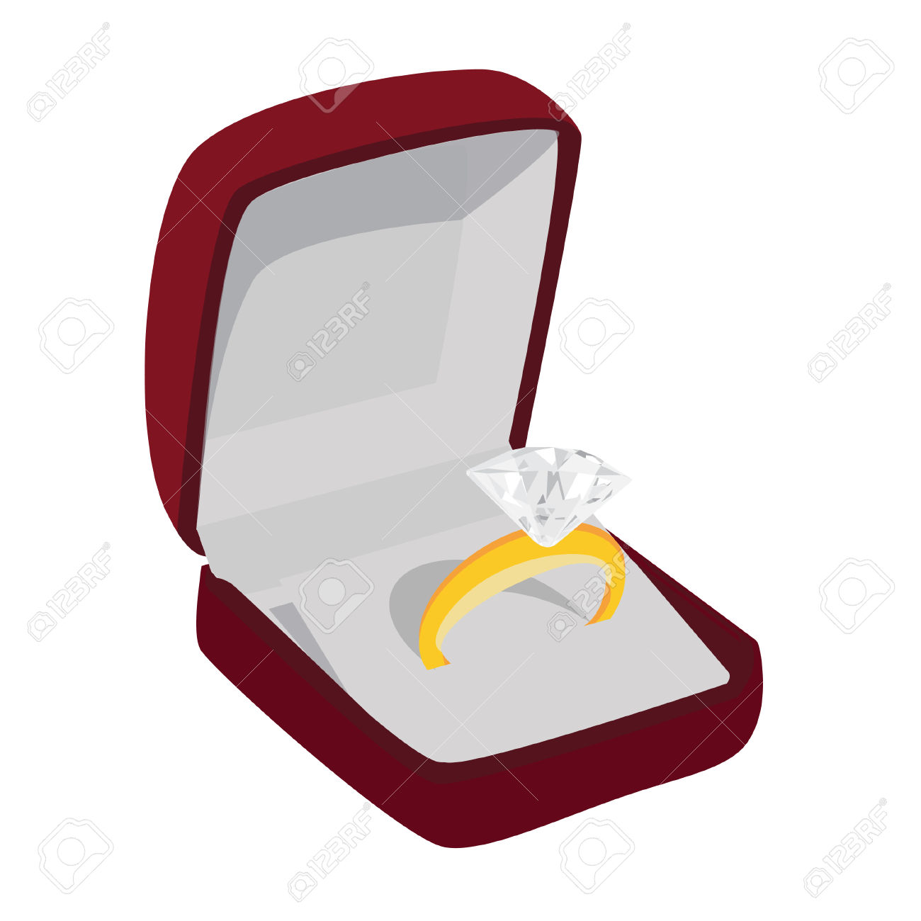 1300x1300 Jewelry Clipart Wedding Ring Box