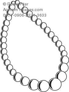 226x300 Outline Of Pearl Jewelry Clipart Panda