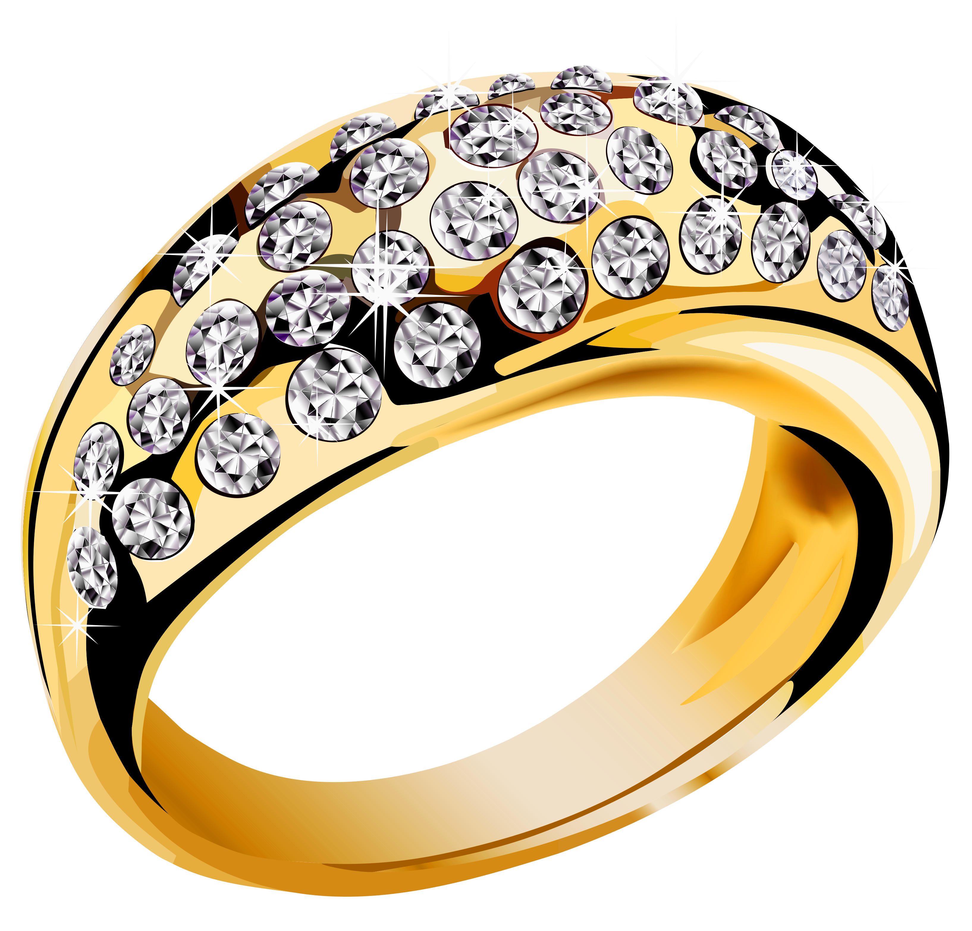 3269x3132 Gold Ring With White Diamonds Png Clipartu200b Gallery Yopriceville