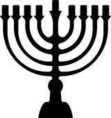 160x170 Clipart Of Jewish Menorah Sketch K10380750