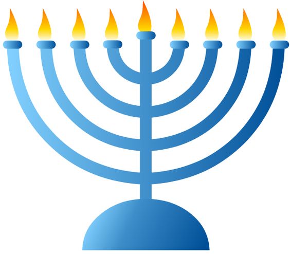 564x494 Hanukkah Menorah Clipart