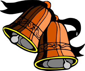 300x249 Christmas Bells Clip Art