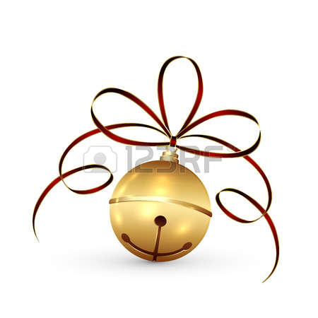 450x450 Gold Christmas Bells Clip Art