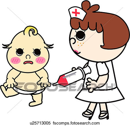 450x437 Clipart Of People, Treatment, Job, Baby, Nurse, Medical U25713005