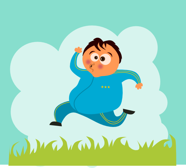 600x544 Man Jogging Clip Art