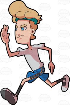 236x351 A Man Focused On Jogging