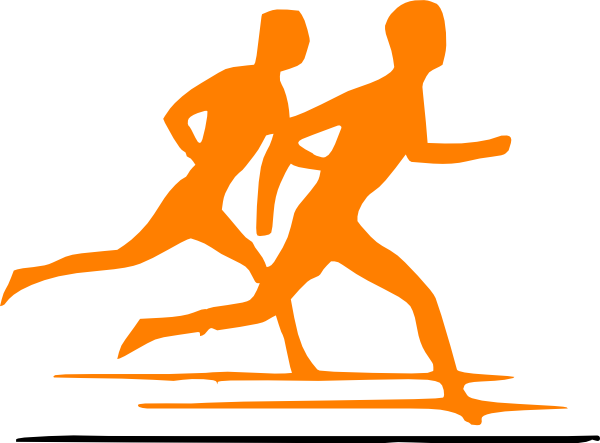 600x443 Jogging Clip Art