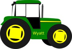 236x162 John Deere Tractor Clip Art