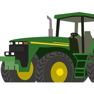 300x300 Deere Tractor Clip Art