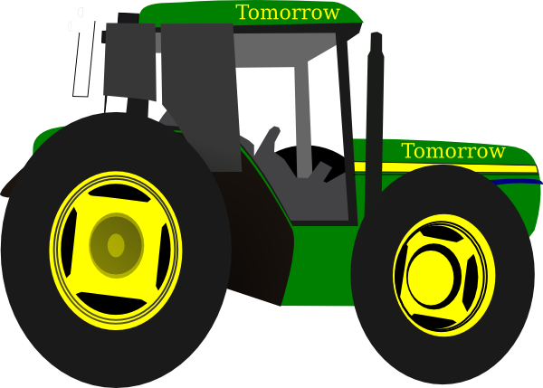 600x429 John Deere Tractor Clip Art Clipart