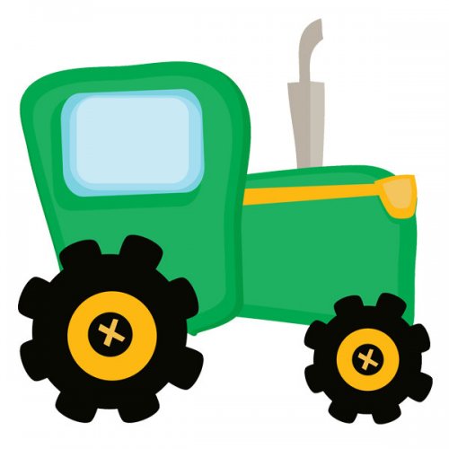 500x500 John Deere Tractor Clip Art Picture Gallery Image 2