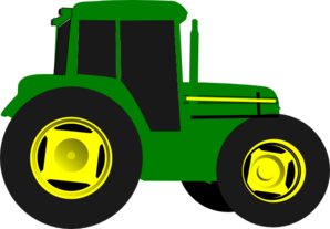 298x207 Green Tractor Clip Art