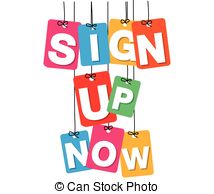 214x194 Sign Up Now Clip Art