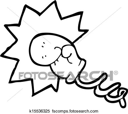 450x400 Clipart Of Joke Boxing Glove Cartoon K15536325