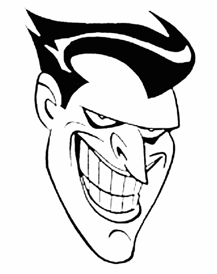 Joker Coloring Pages | Free download on ClipArtMag