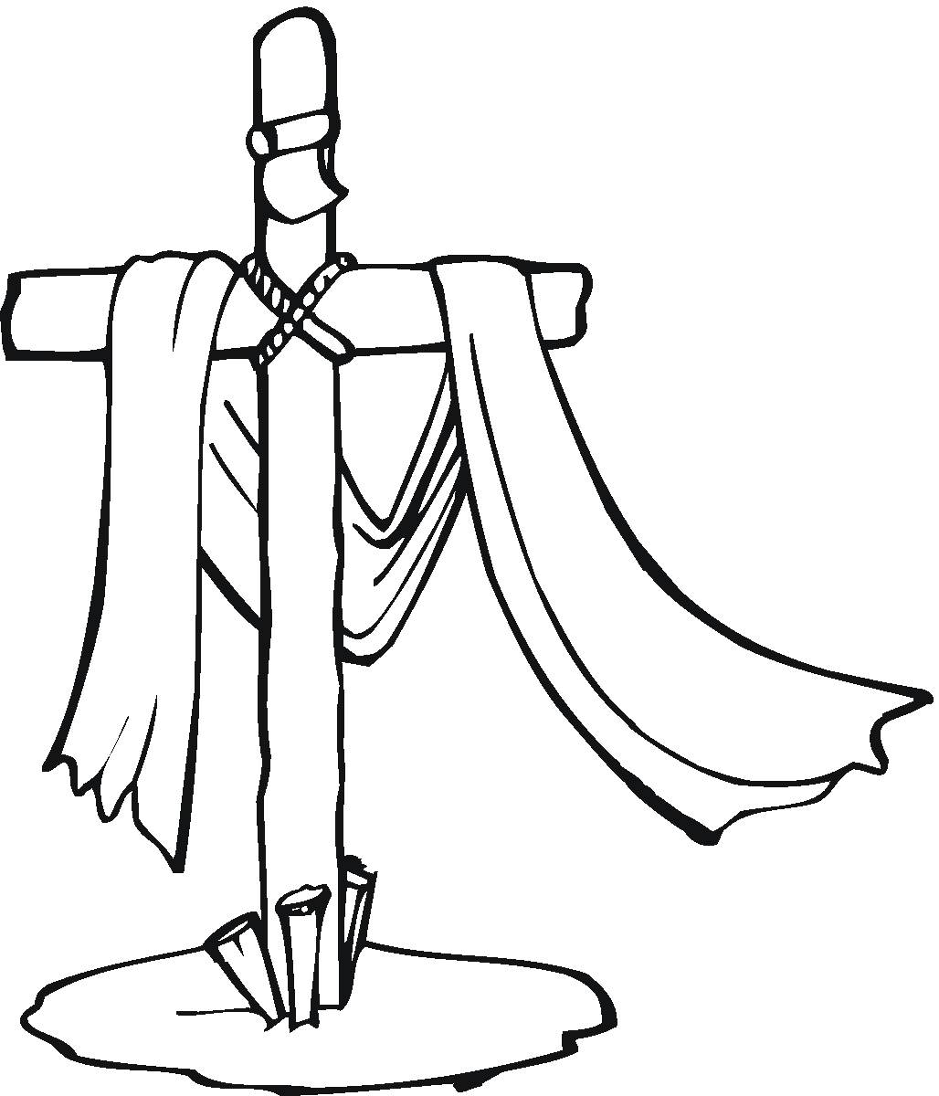1028x1200 Cross Coloring Pages