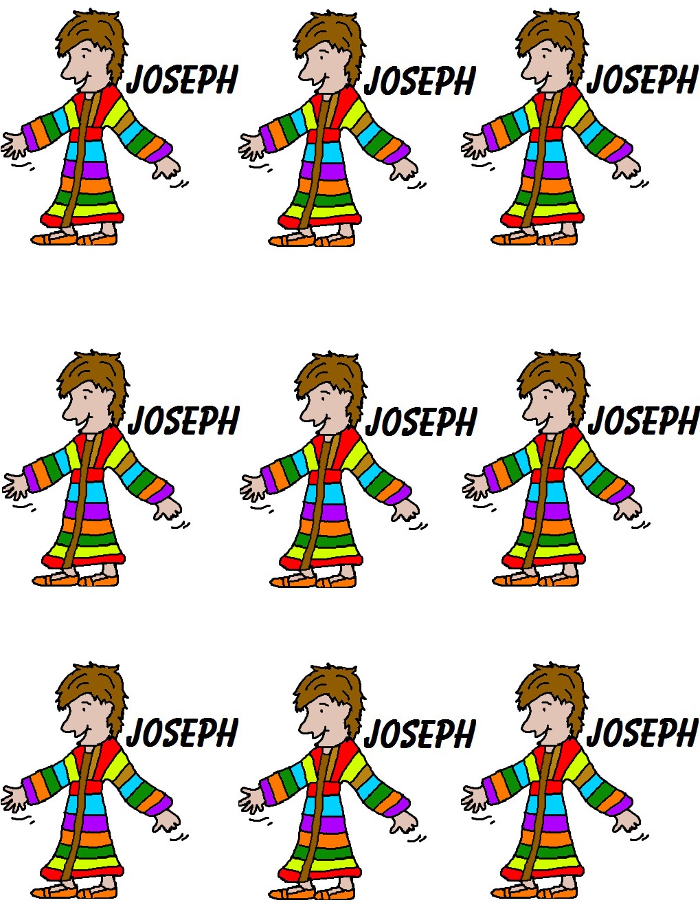 1019x1319 Joseph Coat Of Many Colors And The Christian Cliparts Cliparts