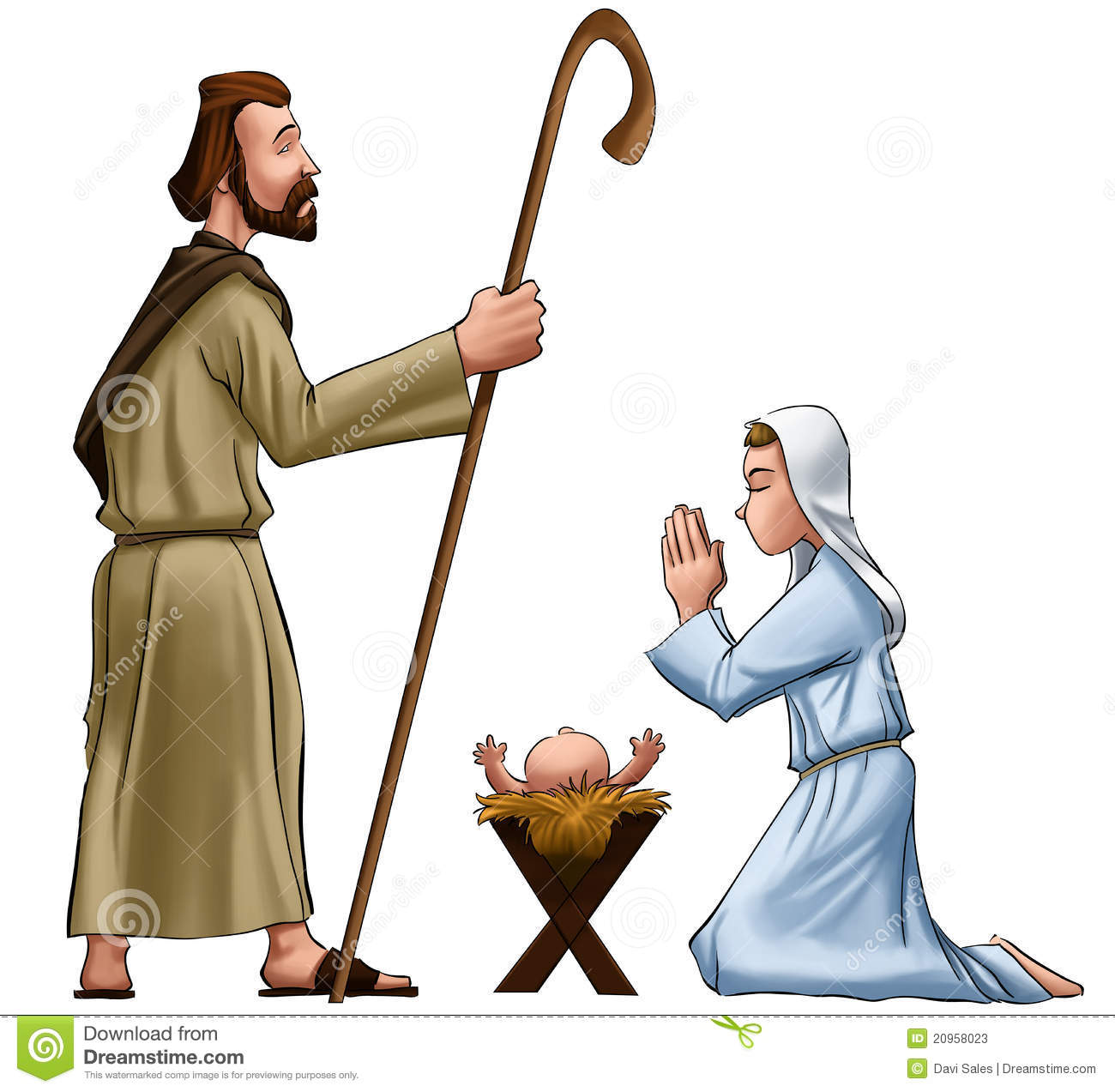 1300x1273 Melonheadz Mary Joseph Jesus Clipart