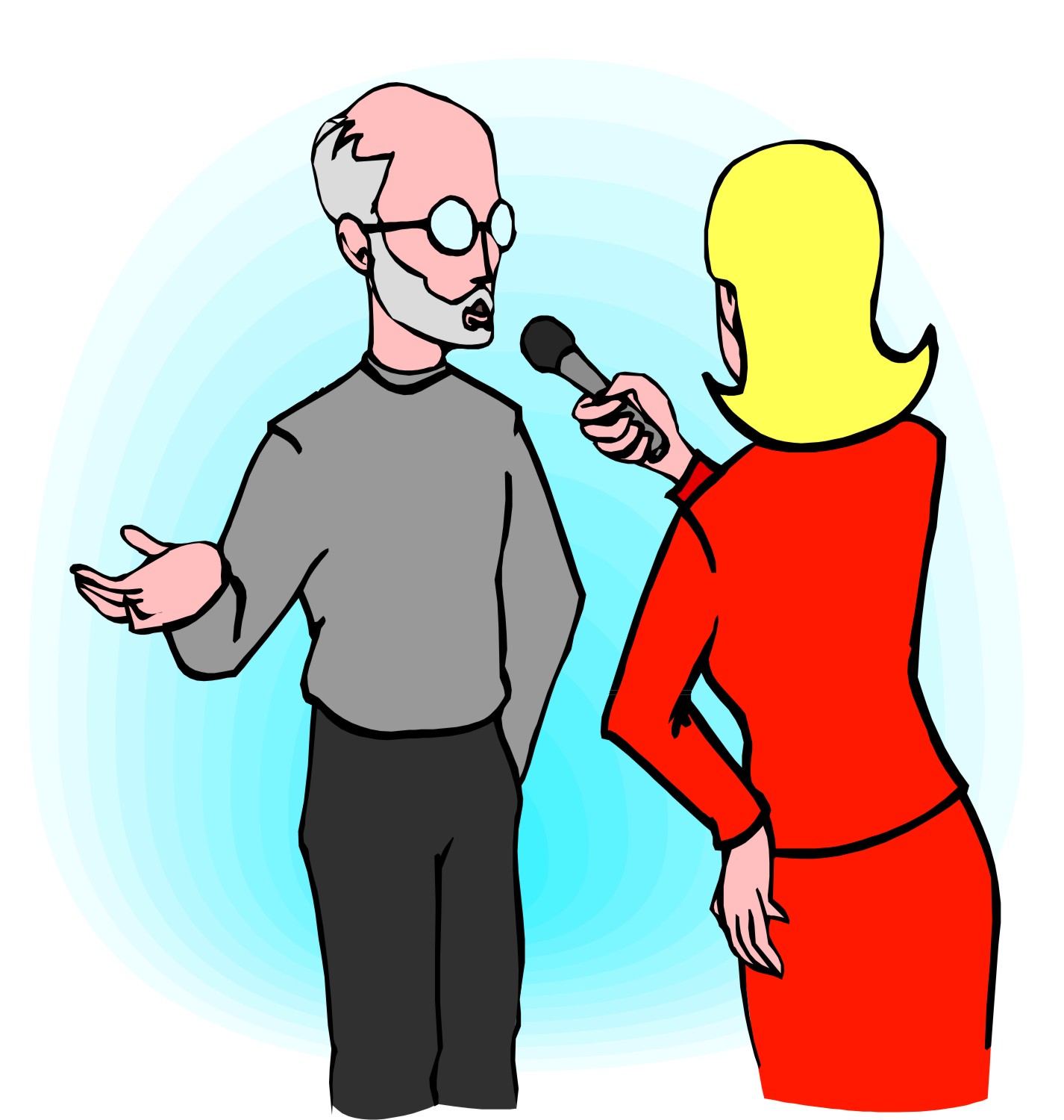 1426x1500 Journalist Clipart Interviewer
