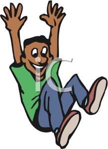 217x300 Free Clipart Image A Man Jumping For Joy