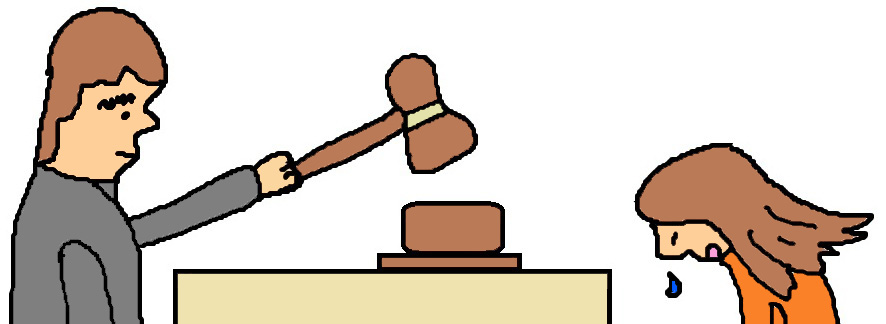 886x324 Woman Judge Clipart