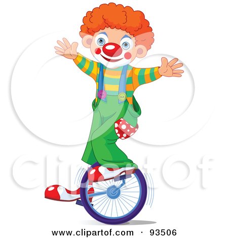 450x470 Cute Clown Clipart