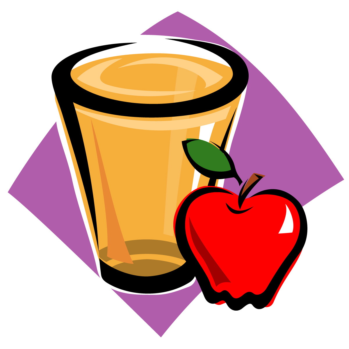 1200x1200 Clip Art Orange Juice Color Abcteach