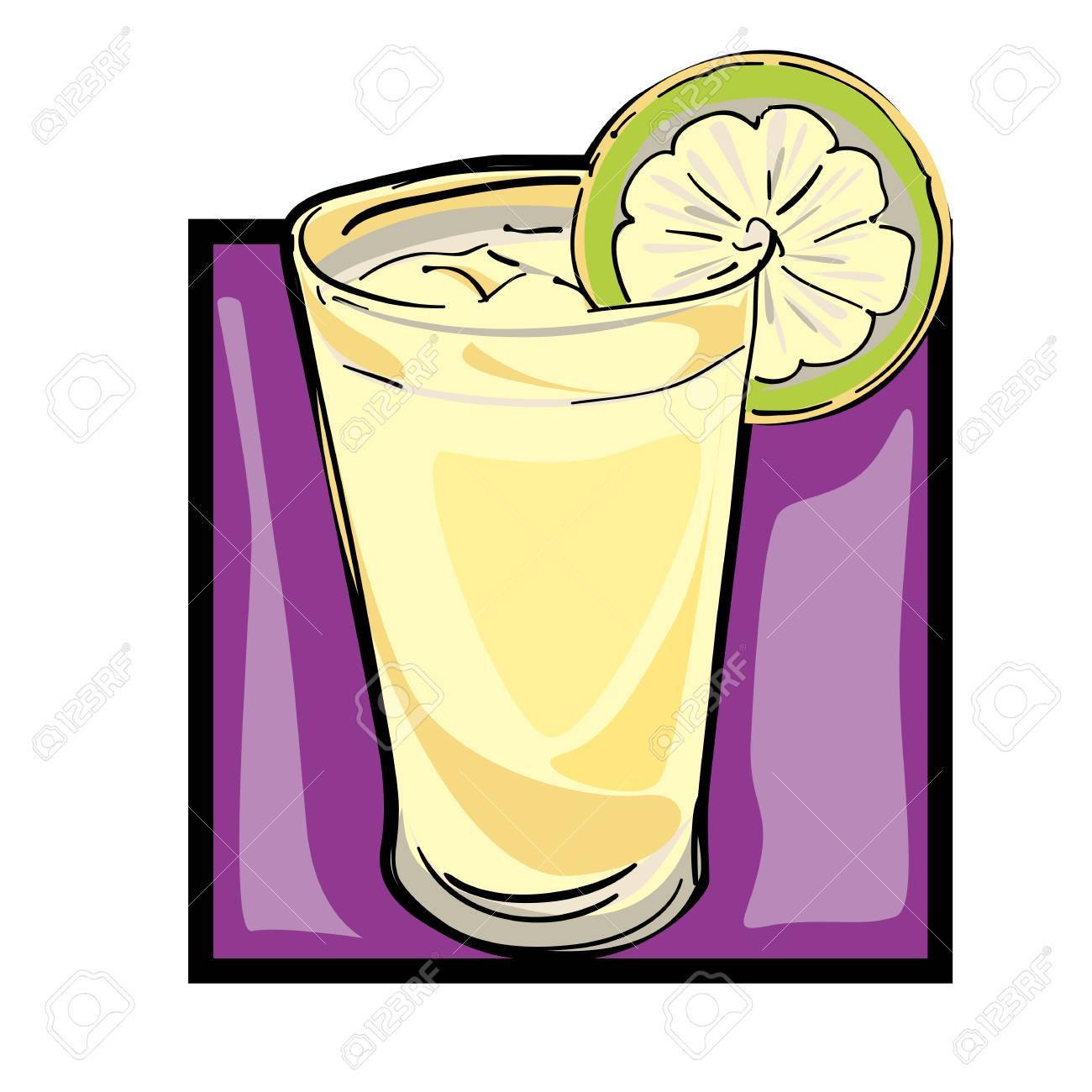 1300x1300 Classic Clip Art Graphic Icon With Lemonade Royalty Free Cliparts